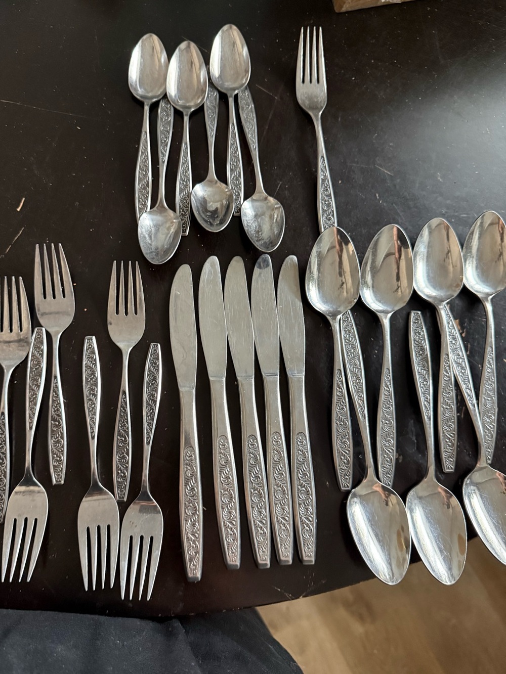 Vintage Del Prado Japan Stainless Flatware Set 25 Pc